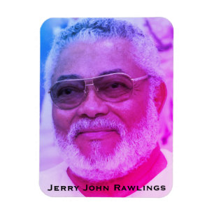 Jerry Rawlings, J.J. Rawlings, President of Ghana Magnet