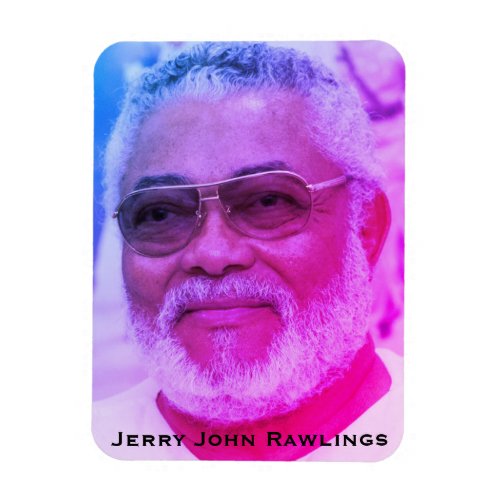 Jerry Rawlings JJ Rawlings President of Ghana Magnet