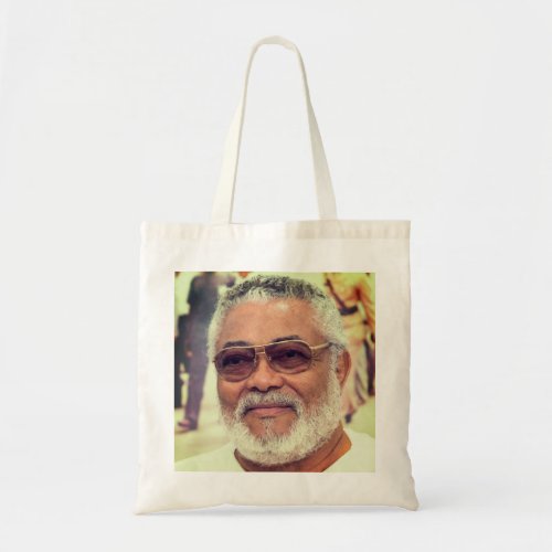Jerry Rawlings JJ Rawlings President of Ghana Tote Bag