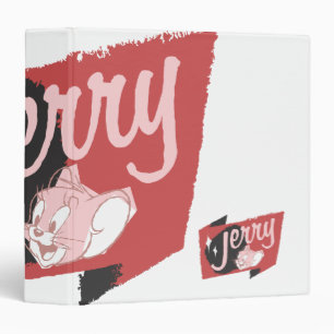 Jerry Red and Black Logo Binder