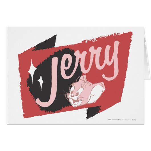 Jerry Red and Black Logo Cards (Front Horizontal)