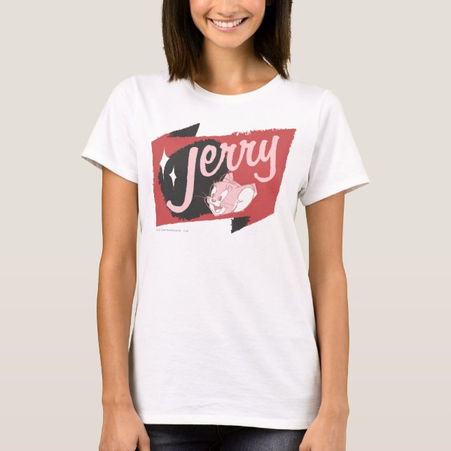 Jerry Red and Black Logo T-Shirt (Front)
