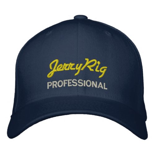 Jerry Rig Professional Embroidered Baseball Cap