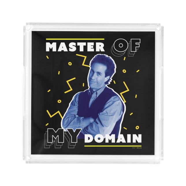 Jerry Seinfeld | Master of My Domain Acrylic Tray (Front)