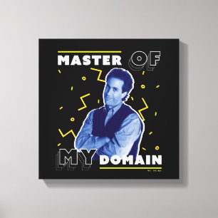 Jerry Seinfeld   Master of My Domain Canvas Print
