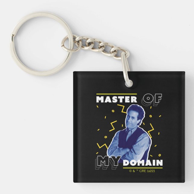Jerry Seinfeld | Master of My Domain Keychain (Front)