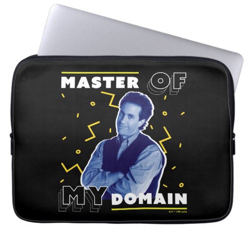 Jerry Seinfeld  Master of My Domain Laptop Sleeve