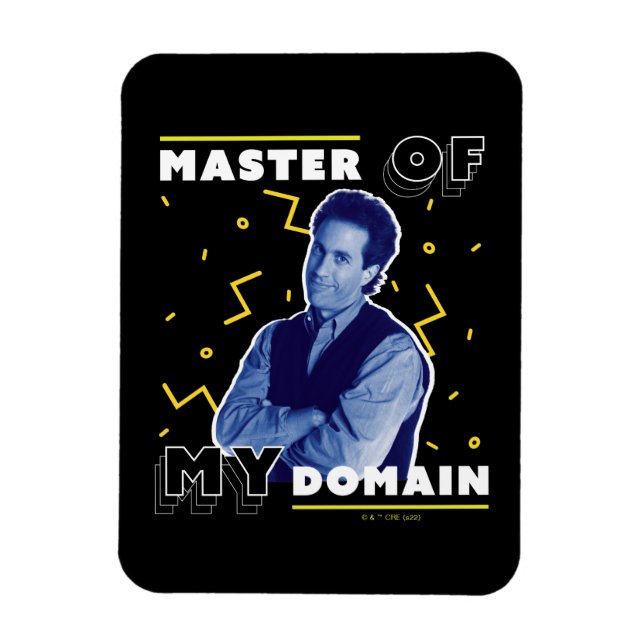 Jerry Seinfeld | Master of My Domain Magnet (Vertical)