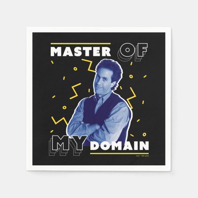 Jerry Seinfeld | Master of My Domain Napkins (Front)