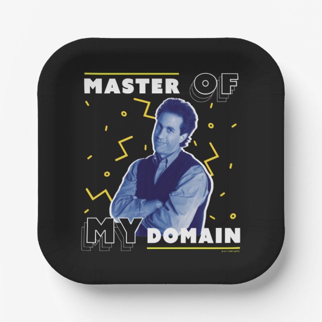 Jerry Seinfeld | Master of My Domain Paper Plates (Front)