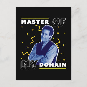 Jerry Seinfeld Master of My Domain Postcard