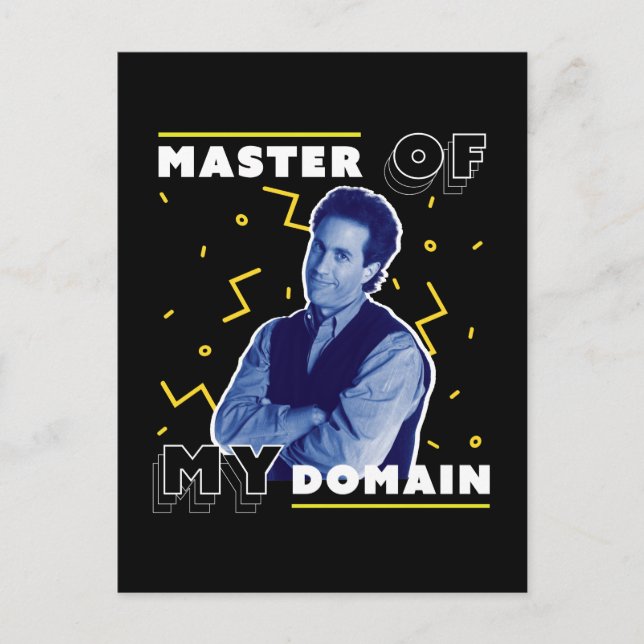 Jerry Seinfeld | Master of My Domain Postcard (Front)