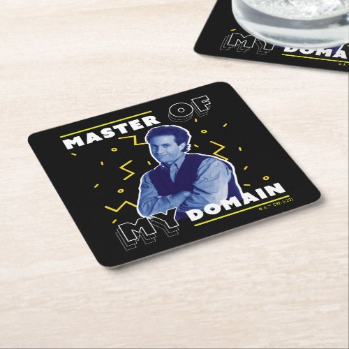 Jerry Seinfeld  Master of My Domain Square Paper Coaster