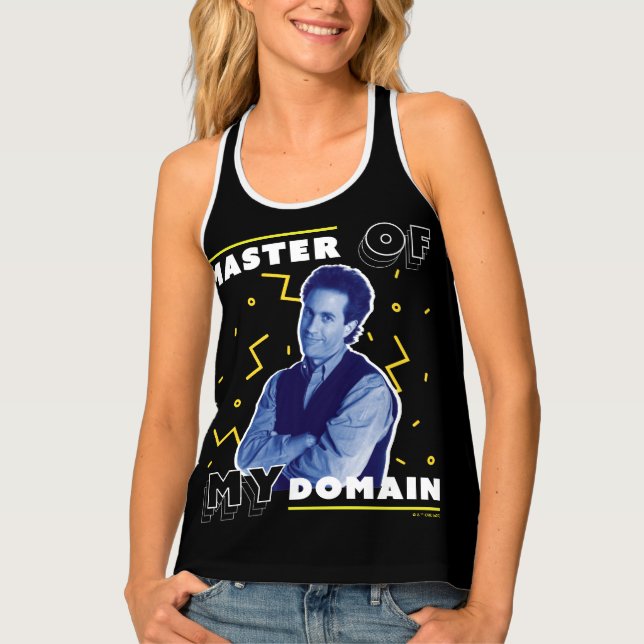 Jerry Seinfeld | Master of My Domain Tank Top (Front)