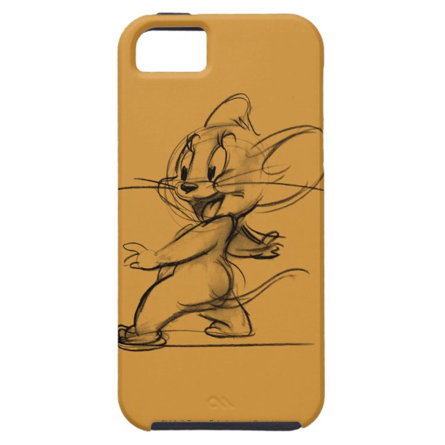 Jerry Side Sketch Case-Mate iPhone Case (Back)