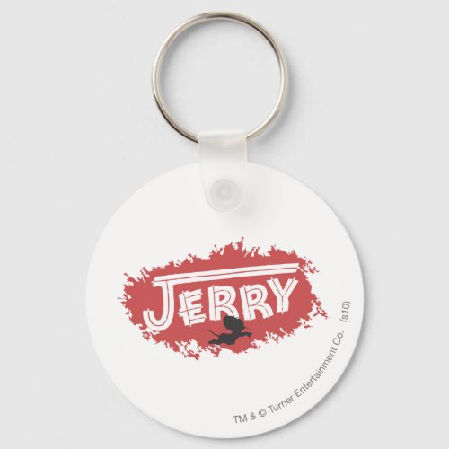 Jerry Silhouette Logo Keychain