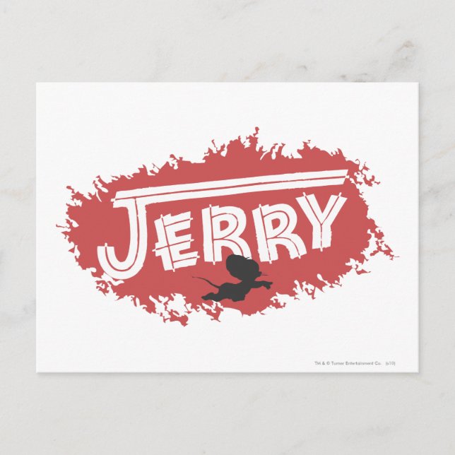 Jerry Silhouette Logo Postcard (Front)