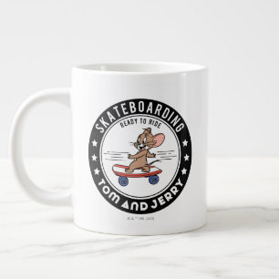Jerry Skateboarding - Ready To Ride Giant Coffee Mug
