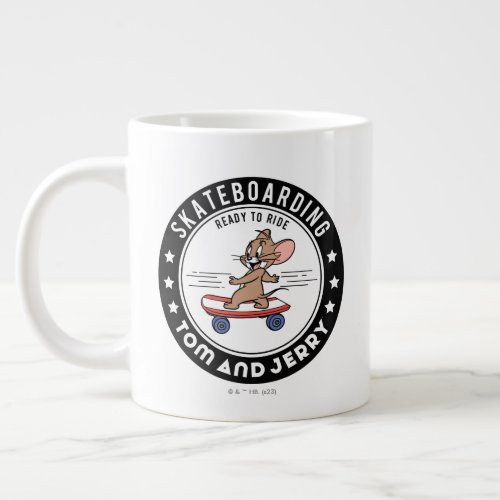 Jerry Skateboarding _ Ready To Ride Giant Coffee Mug