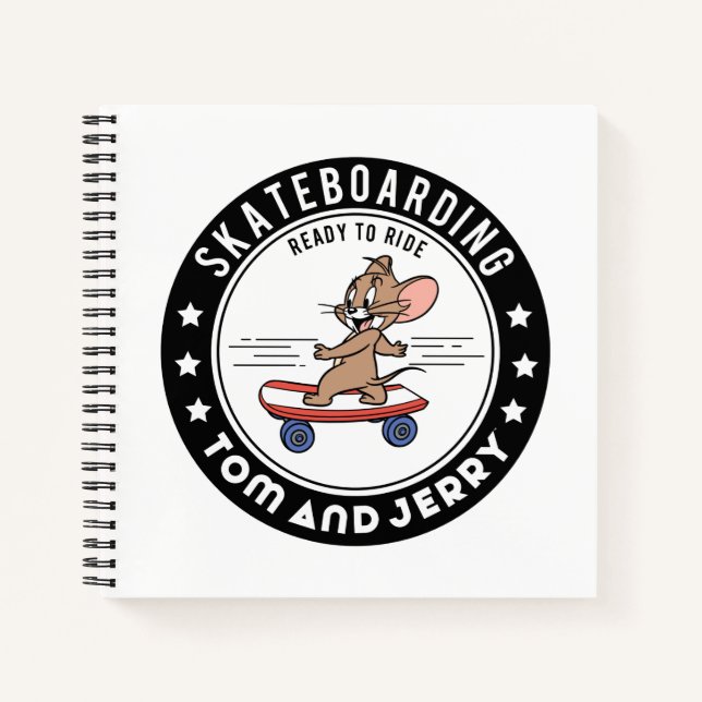 Jerry Skateboarding - Ready To Ride Notebook (Front)