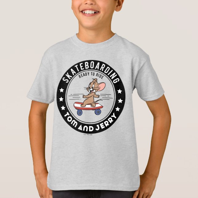 Jerry Skateboarding - Ready To Ride T-Shirt (Front)