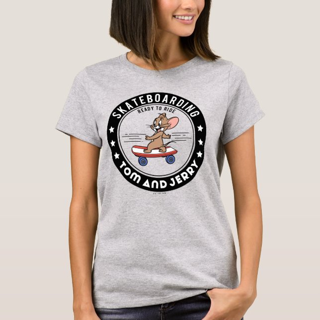 Jerry Skateboarding - Ready To Ride T-Shirt (Front)