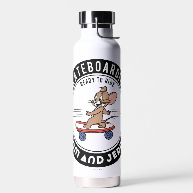 Jerry Skateboarding - Ready To Ride Water Bottle (Left)