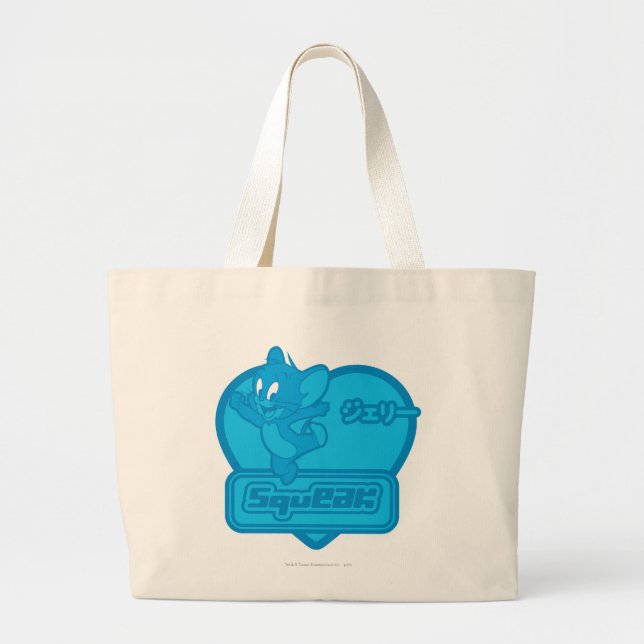 Jerry Squeak Large Tote Bag (Front)