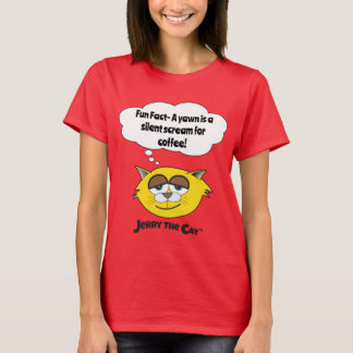Jerry The Cat Womens T-Shirt "Fun Fact"