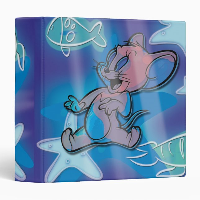 Jerry Trippy Fish 3 Ring Binder (Front/Spine)