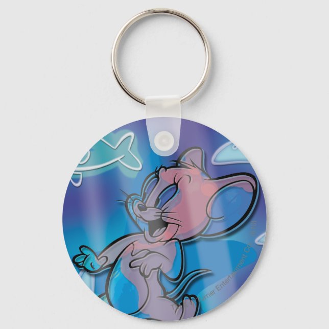 Jerry Trippy Fish Keychain (Front)