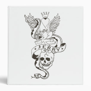 Jerry Twisted Tattoo 1 3 Ring Binder