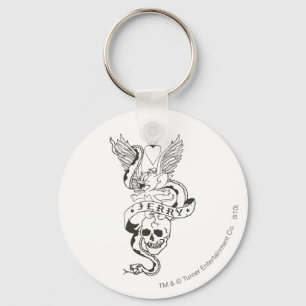 Jerry Twisted Tattoo 1 Keychain