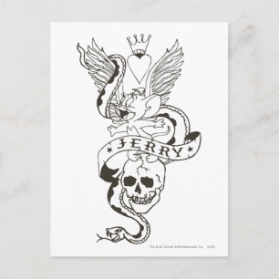 Jerry Twisted Tattoo 1 Postcard