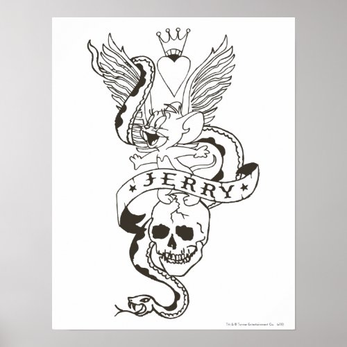 Jerry Twisted Tattoo 1 Poster