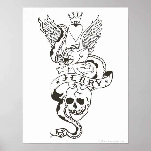 Jerry Twisted Tattoo 1 Poster (Front)