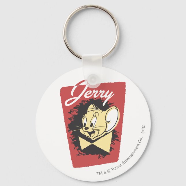 Jerry Yellow Botiw Logo Keychain (Front)