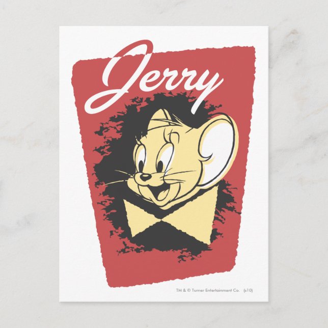 Jerry Yellow Botiw Logo Postcard (Front)
