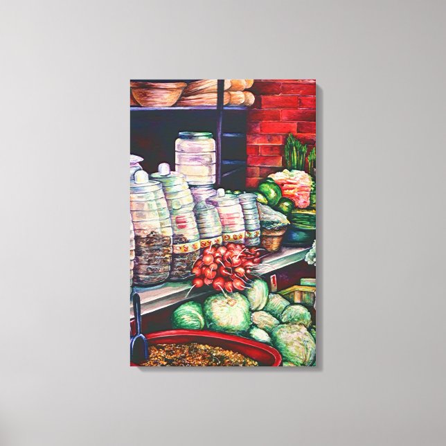 Jerry's Jelly Jars, Mexico Canvas Print (Front)