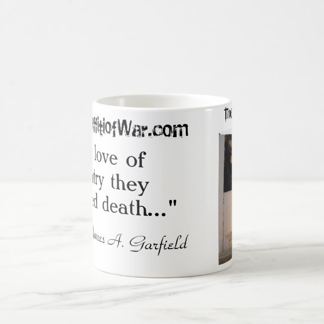 Jersey Barrier Memorial/Garfield Quote Coffee Mug (Center)