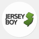 Jersey Boy Classic Round Sticker