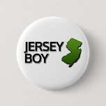 Jersey Boy Pinback Button