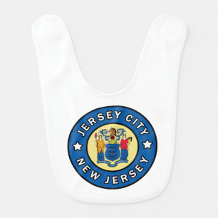 Jersey City New Jersey Baby Bib