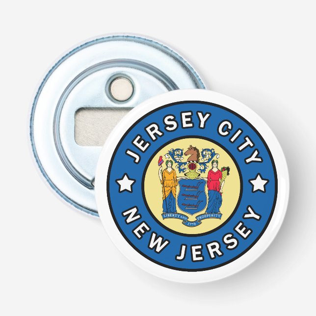 Jersey City New Jersey Bottle Opener (Front)