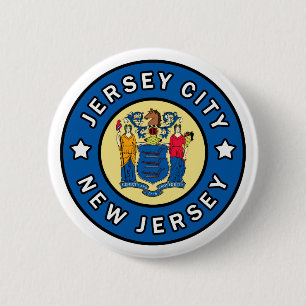 Jersey City New Jersey Button