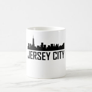 Jersey City New Jersey City Skyline Coffee Mug