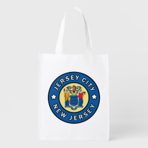 Jersey City New Jersey Grocery Bag