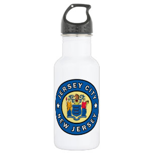 Jersey City New Jersey Stainless Steel Water Bottle