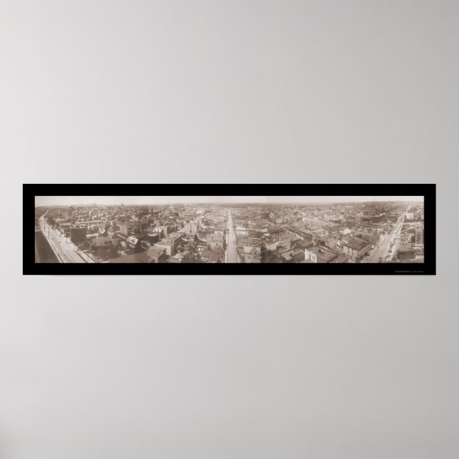 Jersey City NJ Panview Photo 1909 Poster (Front)