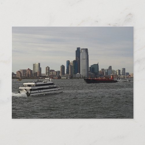 Jersey City Skyline 1_2 Postcard